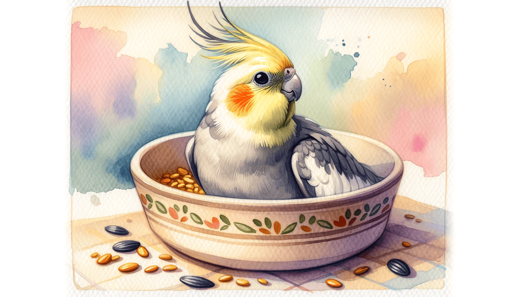 Why Do Cockatiels Sit in Their Food Bowl?